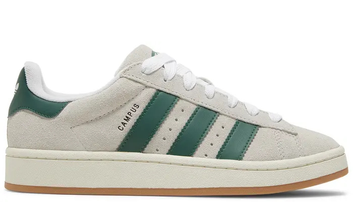 Adidas Campus 00s 'Crystal White Dark Green' (Unisex)